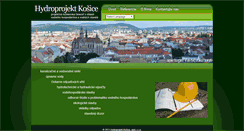 Desktop Screenshot of hydroprojekt-ke.sk
